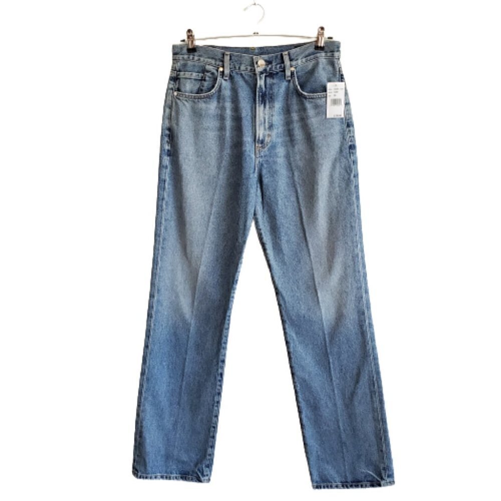 Goldsign The Martin High Rise Straight Leg Jeans